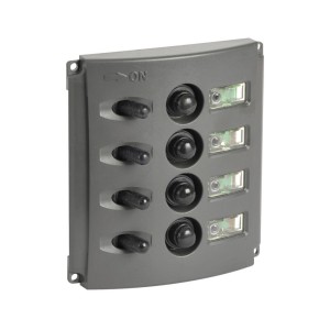 Electric panel with automatic fuses and double LED OS1485004