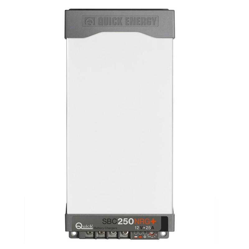 Quick Battery Charger SBC NRG+ Mini 250FR 25A 12V 3 Outputs 114x252x71mm QSBC250NRG