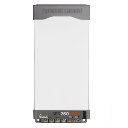 Quick Battery Charger SBC NRG+ Mini 250FR 25A 12V 3 Outputs 114x252x71mm QSBC250NRG