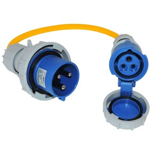 Prolunga CE Presa Femmina 32A Spina Maschio 16A 220-250V IP67 TRZ2001050-10%