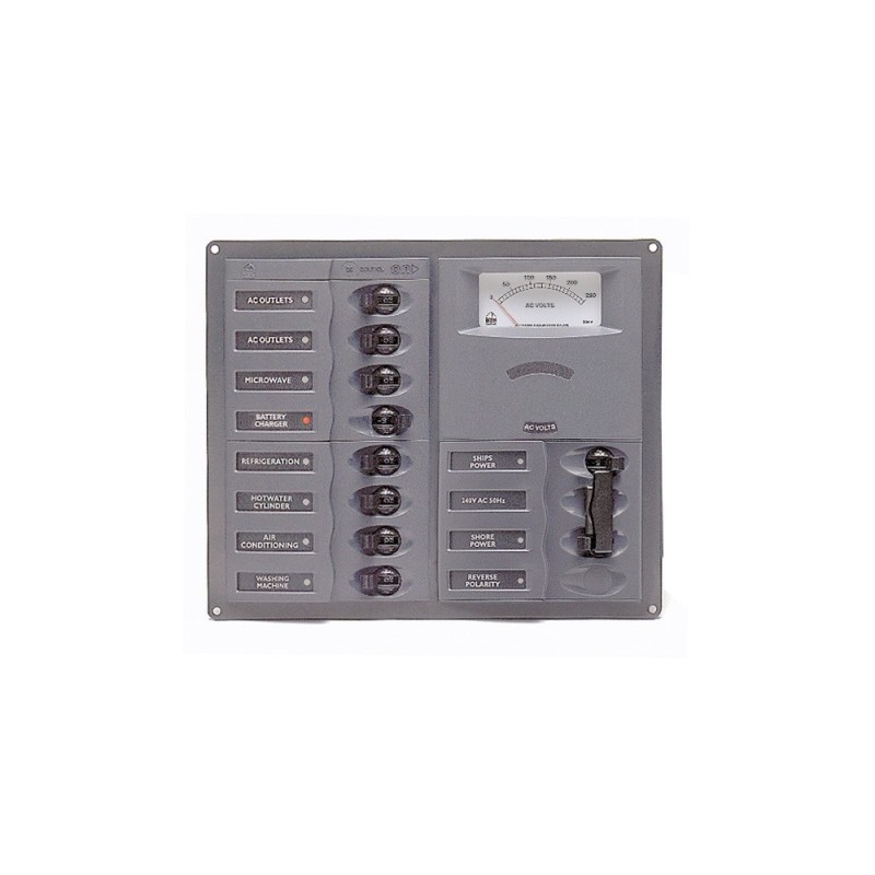 BEP Marine 220VAC 900-AC2AH Switch Electric panel 200x239x65mm UF63132Z