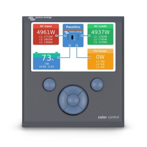 Victron Energy Colour Control GX Panel with Colour Dispaly UF68999W
