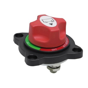 Semi-recessed battery switch ON-OFF-OUT Flange 72x72mm 10mm Pins OS1438525