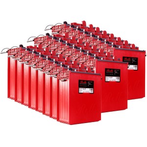 Rolls S1660 Serie 4000 Banco Batterie 48 Volt 79.68 kWh C100 200ROLLSS1660-48V-30%