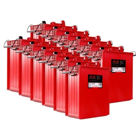 Rolls S1860 Serie 4000 Banco Batterie 24 Volt 44.85 kWh C100 200ROLLSS1860-24V-25%