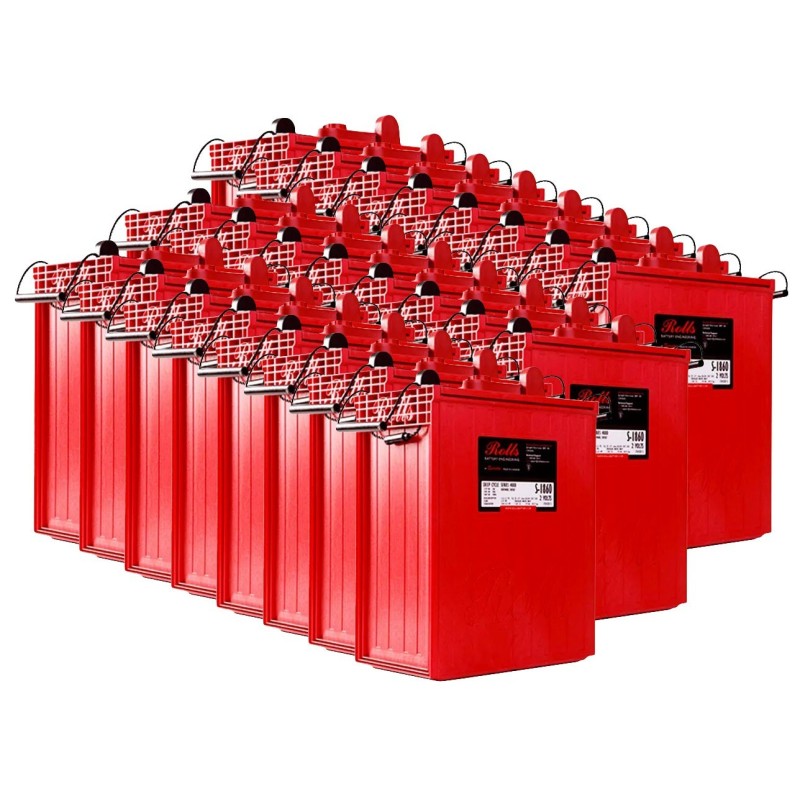 Rolls S1860 4000 Series Battery Bank 48 Volt 80.78 kWhC100 200ROLLSS1860-48V