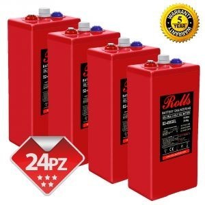 Rolls OpzV GEL Battery Bank 48 Volt 25.92 kWhC100 200ROLLSS2450GEL