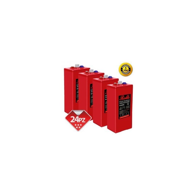 Rolls OpzV GEL Battery Bank 48 Volt 25.92 kWhC100 200ROLLSS2450GEL