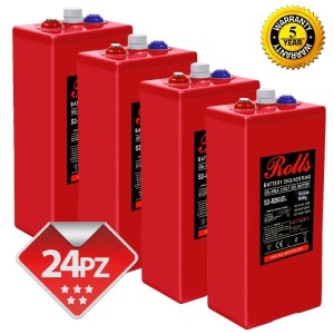 Rolls OpzV GEL Battery Bank 48 Volt 46.56 kWhC100 200ROLLSS2825GEL