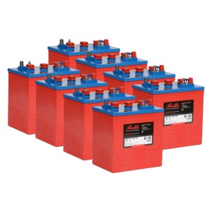 Rolls S320 Serie 4000 Banco Batterie 48 Volt 15.36 kWh C100 200ROLLSS320-48V-35%