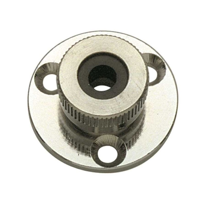 Watertight chrome-plated brass cable gland D.6mm N50824027300