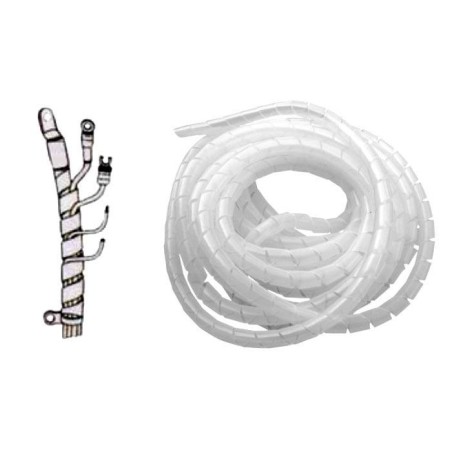 Spirale in polietilene bianco per cablaggi 2-15mm 5mt N50824027642-0%