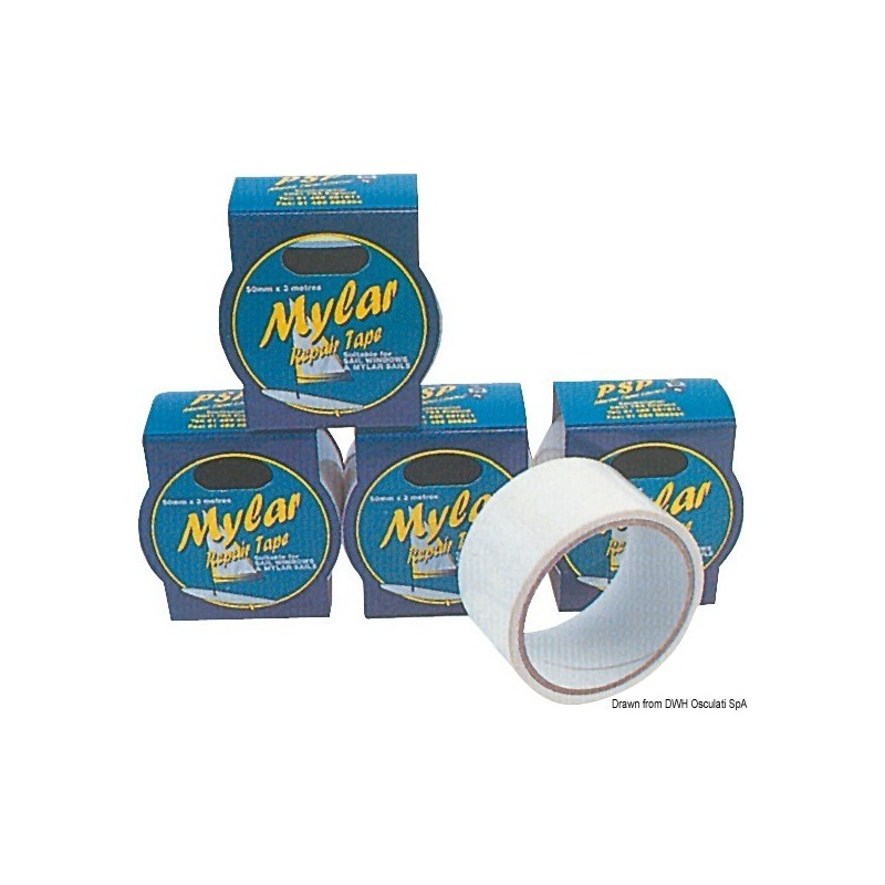 Nastro Autoadesivo Trasparente per riparazione vele h50mm 3m N120283609445-0%