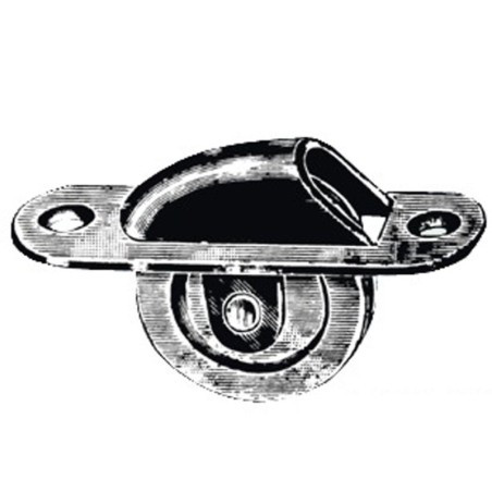 Sheave for cockpit rope exit 60mm OS0330700