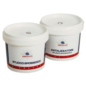 Stucco epossidico bicomponente spatolabile 800g N70749900001-18%