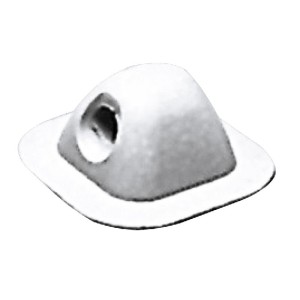 Passacima grigio in EPDM 96x96mm Foro d18mm per battelli pneumatici OS6607044-18%