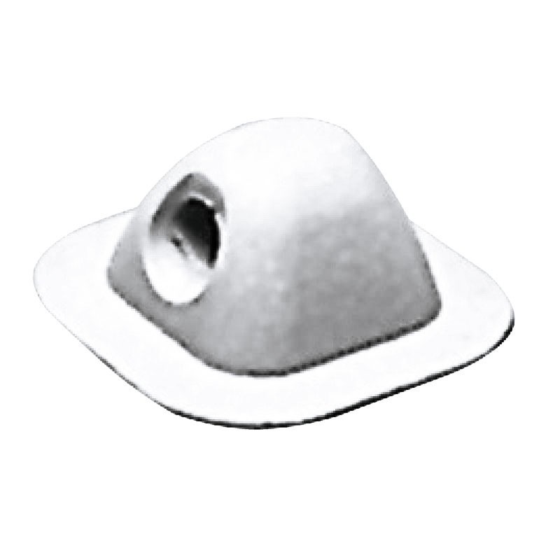 Passacima grigio in EPDM 96x96mm Foro d18mm per battelli pneumatici OS6607044-18%