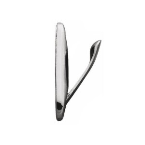 Stainless Steel flush wardrobe hook 80x25mm MT0335605