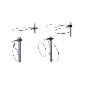 Portaparabordi in acciaio inox singolo 230mm con 1 anello OS3311260-0%