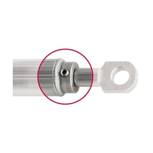 Molla a gas in acciaio inox Aperto 377mm Corsa 132mm Reazione 70kg OS3801003-18%