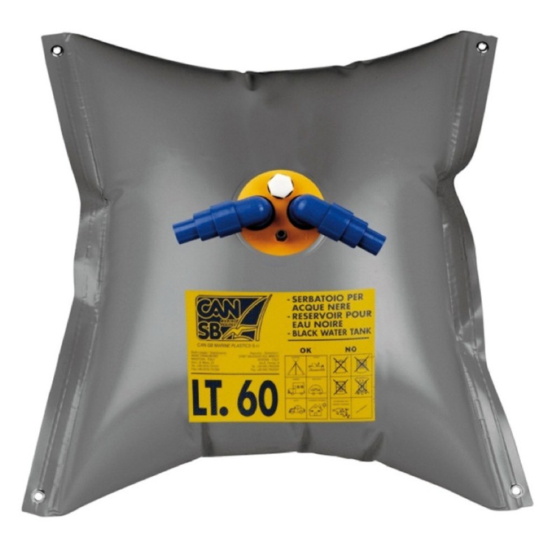 Serbatoio flessibile Acuqe Nere 120lt 730x1030mm Forma quadrata FNI2323136-30%