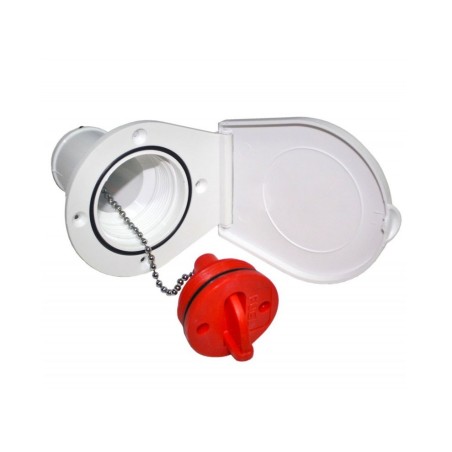 Plastic Fuel deckfiller with flip top 50mm LZ196266