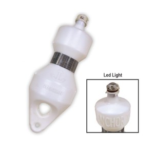 Ocean Anchor buoy White with LED light and reflective tape LZ636020