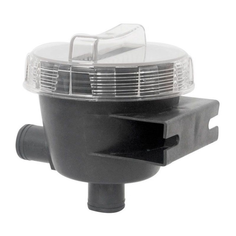 Seawater strainer in polycarbonate L165xh165mm Pots Ø25mm MT4132225