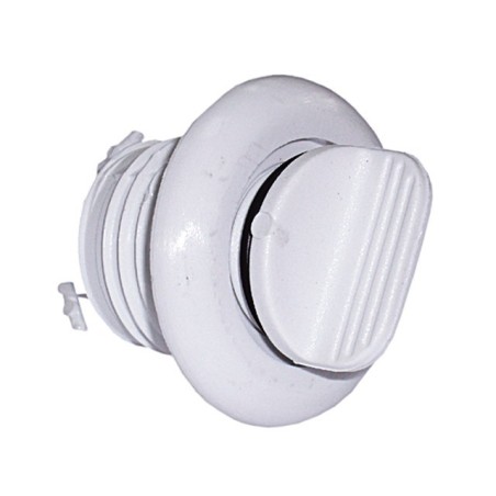 Boccola di scarico in nylon bianco con tappo 6,3mm N40137701724B-5%