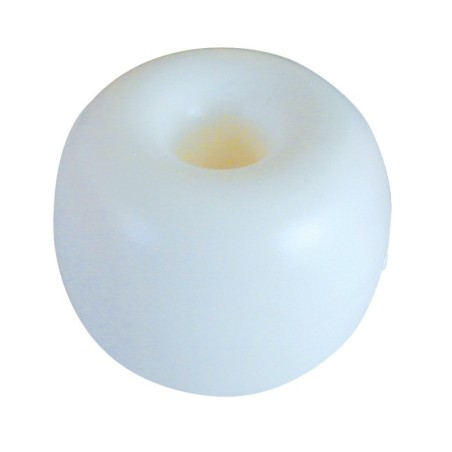 Float with through hole Ø170mm H.145mm Hole Ø15mm White N10502903529B