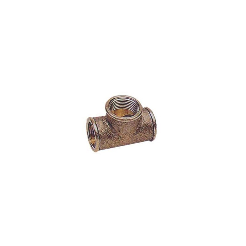 Brass F-F-F T-fitting 1/4 inches thread N40737601586