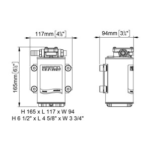 Marco UP6/OIL 12V 7A Gear Pump for Lubricating Oil Self-priming Pump N41638801320