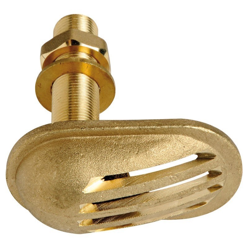 Cast brass thru hull scoop strainer 3/8 inches N42038201690