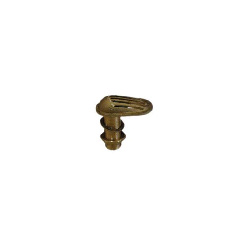 Cast brass thru hull scoop strainer 1-1/4 inch thread N42038201694