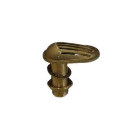 Cast brass thru hull scoop strainer 1-1/4 inch thread N42038201694