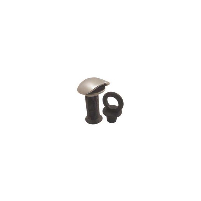 Stainless steel and plastic Scupper with 25mm hole cap N42038202445