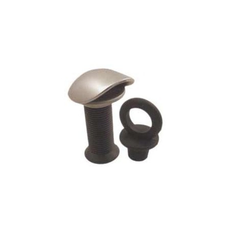 Stainless steel and plastic Scupper with 25mm hole cap N42038202445
