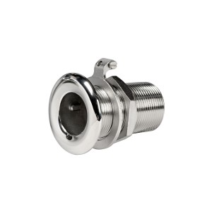 Stainless Steel thru hull skin fitting Thread 3/4 with ground connections N42038228320