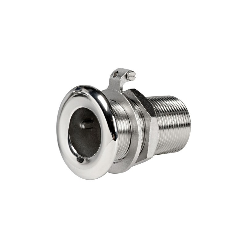 Stainless Steel thru hull skin fitting Thread 1 inch with ground connections N42038228321