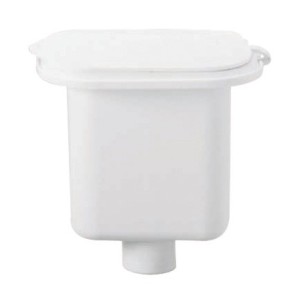 Plastic case with lid for shower head 125x90mm White colour N42737301980B