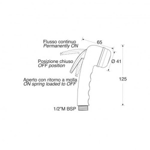 Doccetta a levetta dritta Attacco maschio 1/2 N42737323250-5%