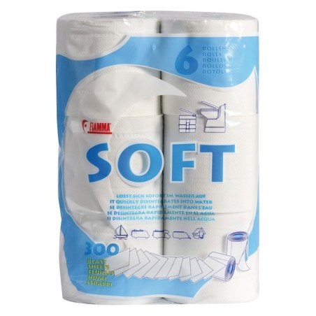 Carta igienica idrosolubile Confezione da 6 rotoli N43437004723-18%