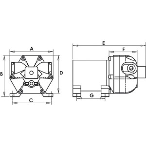 Europump Autoclave Autoaspirante a 3 Valvole 11 l/min 12V/6A 3 Bar N43838623004-18%
