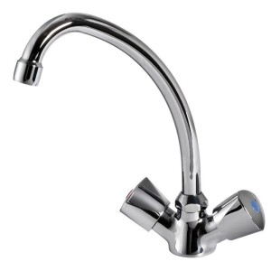 Gruppo monoforo miscelatore con becco girevole e presa acqua calda/fredda N44237904098-28%