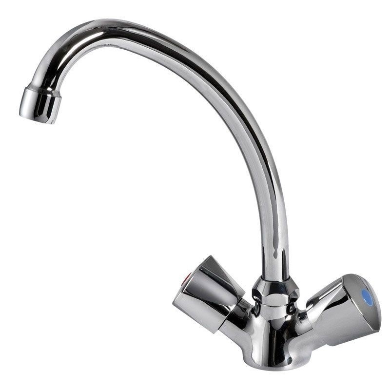 Gruppo monoforo miscelatore con becco girevole e presa acqua calda/fredda N44237904098-28%