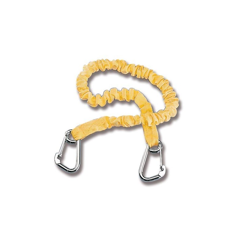 Elastic safety line with 2 snap hooks 100-190cm Breaking load 2000kg N90683708463