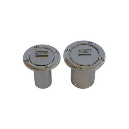 Chromed brass Fuel filler cap flush 50mm N81335500332