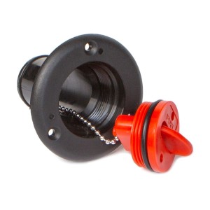 Plastic flush fitting fuel deck filler 50mm Black colour N82735500400N