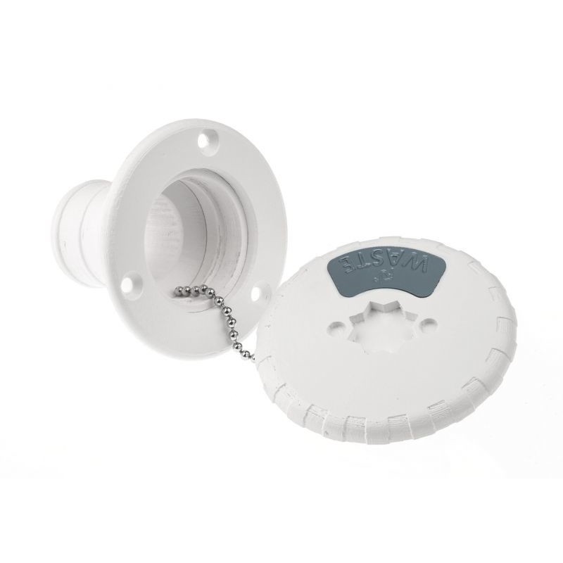 Galaxy Waste deck filler 50mm White ABS N82735506016