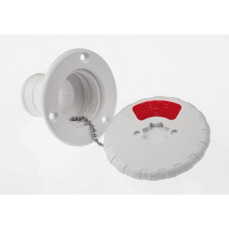 Galaxy fuel deck filler 50mm White ABS N82735506017